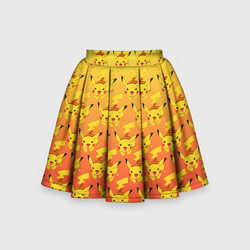 Pikachu Pika Pika – Детская юбка-солнце 3D с принтом купить