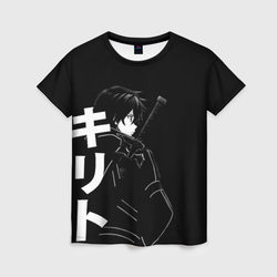 Kirito и меч – Женская футболка 3D+ с принтом купить со скидкой в -31%