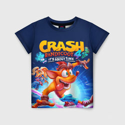 Crash Bandicoot – Детская футболка 3D с принтом купить со скидкой в -44%