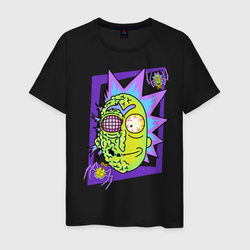 Rick & Morty. Рик – Мужская футболка хлопок с принтом купить со скидкой в -20%