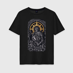 Dark Souls рыцарь душа пепла – Женская футболка хлопок Oversize с принтом купить со скидкой в -16%