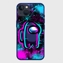 Neon Among Us неон Амонг АС – Чехол для iPhone 14 с принтом купить