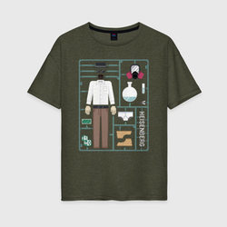 Heisenberg – Женская футболка хлопок Oversize с принтом купить со скидкой в -16%