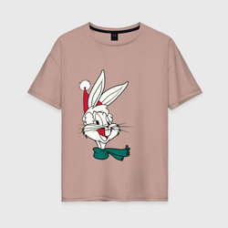 Bugs Bunny – Женская футболка хлопок Oversize с принтом купить со скидкой в -16%