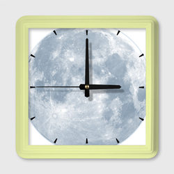Луна – Настенные часы квадратные с принтом купить