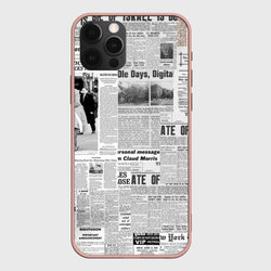 Газета Newspaper – Чехол для iPhone 12 Pro Max с принтом купить