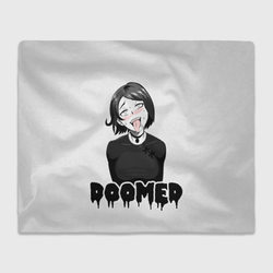 Doomer girl ahegao – Плед 3D с принтом купить со скидкой в -14%