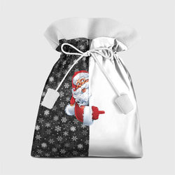 Дедушка Мороз – Подарочный 3D мешок с принтом купить со скидкой в -13%