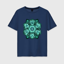 DnD Dices - Lovecraft – Женская футболка хлопок Oversize с принтом купить со скидкой в -16%