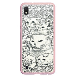 Коты мемы кошки – Чехол для Samsung Galaxy A10 с принтом купить