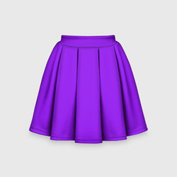 Фиолетовый – Детская юбка-солнце 3D с принтом купить