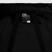 Куртка с принтом Просто черный цвет для любого человека, вид спереди №5. Цвет основы: черный