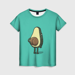 Авокадо – Женская футболка 3D с принтом купить со скидкой в -23%