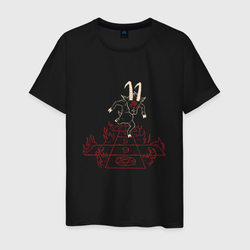 Дьявол играет в классики – Мужская футболка хлопок с принтом купить со скидкой в -20%