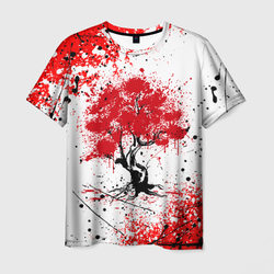 Цветение сакуры – Мужская футболка 3D с принтом купить со скидкой в -23%