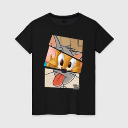 Tom and Jerry – Женская футболка хлопок с принтом купить со скидкой в -20%