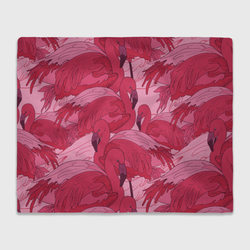Розовые фламинго – Плед 3D с принтом купить со скидкой в -14%