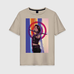 Рене Монтойя – Женская футболка хлопок Oversize с принтом купить со скидкой в -16%
