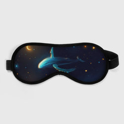 Синий кит в ночном небе – Маска для сна 3D с принтом купить