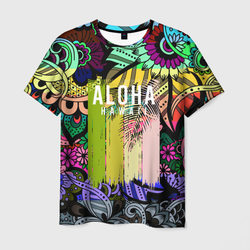 АЛОХА ГАВАЙИ | ALOHA HAWAII – Мужская футболка 3D с принтом купить со скидкой в -23%