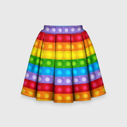 Pop It – Детская юбка-солнце 3D с принтом купить