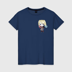 Cute Anime Harley Quinn – Женская футболка хлопок с принтом купить со скидкой в -20%