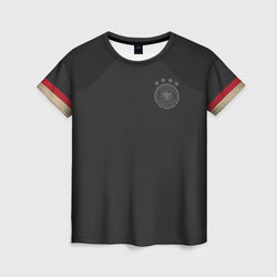 Форма Сборной Германии гость – Женская футболка 3D+ с принтом купить со скидкой в -31%
