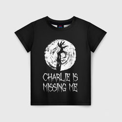 Charlie is missing me – Детская футболка 3D с принтом купить со скидкой в -33%