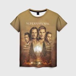 Supernatural – Женская футболка 3D с принтом купить со скидкой в -26%