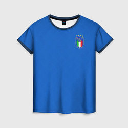 Форма сборной Италии домашняя – Женская футболка 3D+ с принтом купить со скидкой в -31%