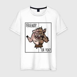 Friend of foe – Мужская футболка хлопок с принтом купить со скидкой в -20%