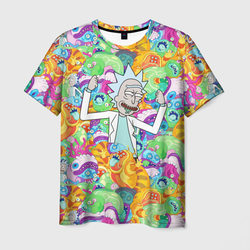 Рик Санчез – Мужская футболка 3D с принтом купить со скидкой в -26%