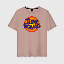 Tune Squad – Женская футболка хлопок Oversize с принтом купить со скидкой в -16%