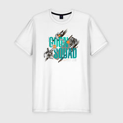 Space Jam Goon Squad – Мужская футболка хлопок Slim с принтом купить