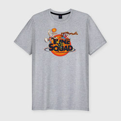 Tune Squad – Мужская футболка хлопок Slim с принтом купить