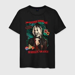 Monstruitos De Harley Quinn – Мужская футболка хлопок с принтом купить со скидкой в -20%