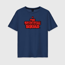 The Suicide Squad лого – Женская футболка хлопок Oversize с принтом купить со скидкой в -16%