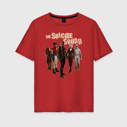 The Suicide Squad – Женская футболка хлопок Oversize с принтом купить со скидкой в -16%