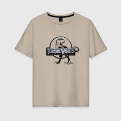 Jurassic World | Мир Юрского периода (Z) – Женская футболка хлопок Oversize с принтом купить со скидкой в -16%
