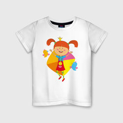 Счастье Царевны – Детская футболка хлопок с принтом купить со скидкой в -20%
