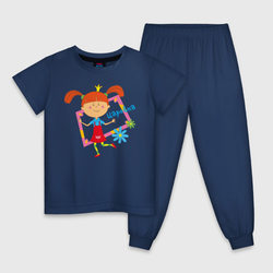 Лето Царевны – Детская пижама хлопок с принтом купить со скидкой в -9%