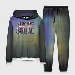 Suicide Squad 2016 лого металл – Мужской костюм с толстовкой 3D с принтом купить со скидкой в -20%