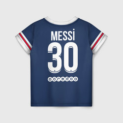 Lionel Messi PSG – Детская футболка 3D+ с принтом купить со скидкой в -44%