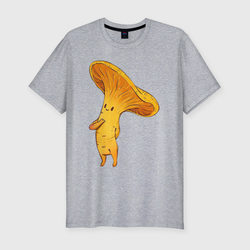 Лисичка – Мужская футболка хлопок Slim с принтом купить