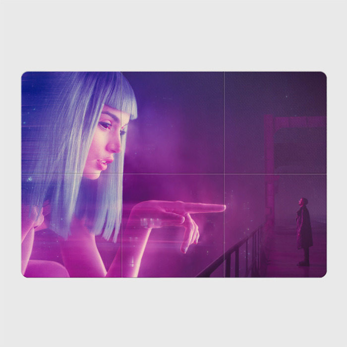 Магнитный плакат 3x2 с принтом Blade Runner знаменитый кадр, вид спереди №1