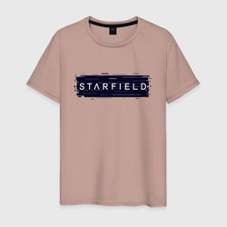 Старфилд - Глитч – Мужская футболка хлопок с принтом купить со скидкой в -20%