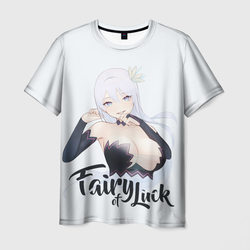 Fairy of Luck - Kyuukyoku Shinka shita Full Dive RPG – Мужская футболка 3D с принтом купить со скидкой в -26%