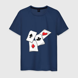 Покерные карты – Мужская футболка хлопок с принтом купить со скидкой в -20%