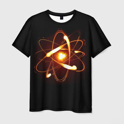 Атом и электроны – Мужская футболка 3D с принтом купить со скидкой в -26%