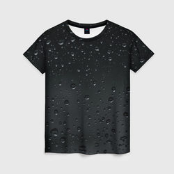 Ночной дождь – Женская футболка 3D с принтом купить со скидкой в -23%